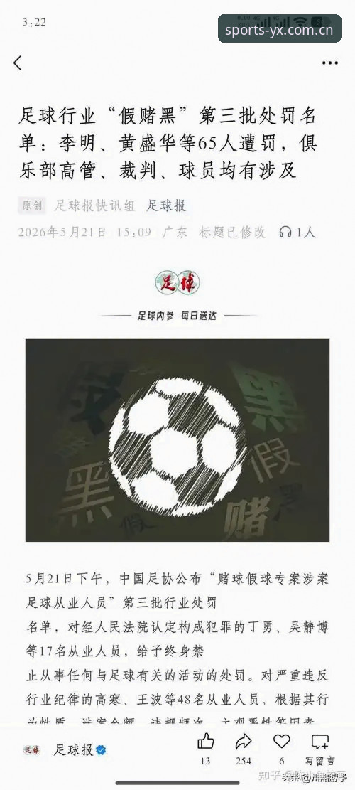 资深体育迷分享：从亚新体育平台看足协第三批禁足名单的深度解读